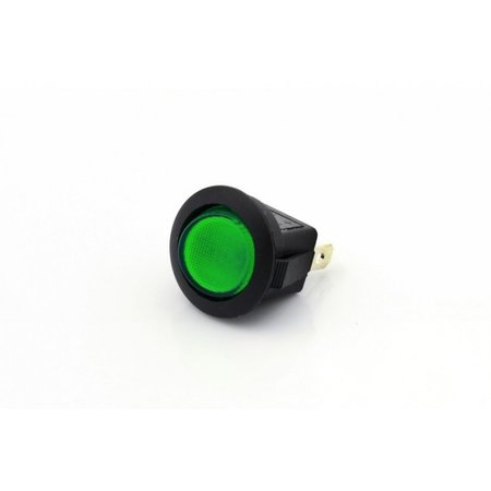 Mini Tuimelschakelaar met groene LED