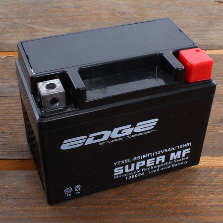 Edge Super MF Accu YTX5L-BS (MF) 12V 5Ah - Gel (11 x 7 x 8,5 cm)