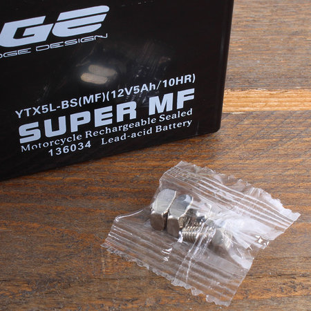 Edge Super MF Accu YTX5L-BS (MF) 12V 5Ah - Gel (11 x 7 x 8,5 cm)