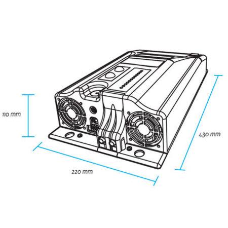 Zivan NG3 Hoogfrequent Acculader 48V 45A