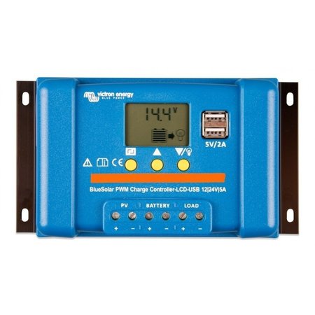 Victron BlueSolar PWM 12/24V-10A LCD - USB