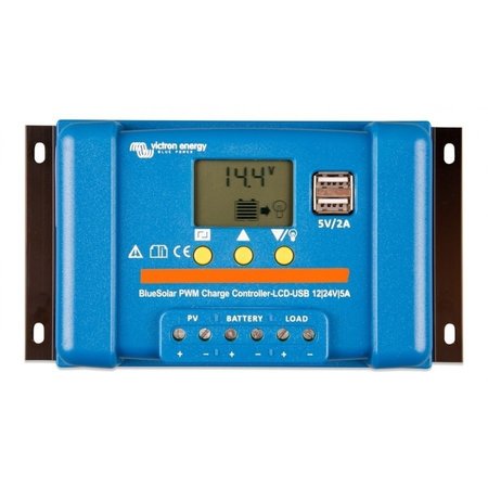 Victron BlueSolar PWM 12/24V-20A LCD - USB