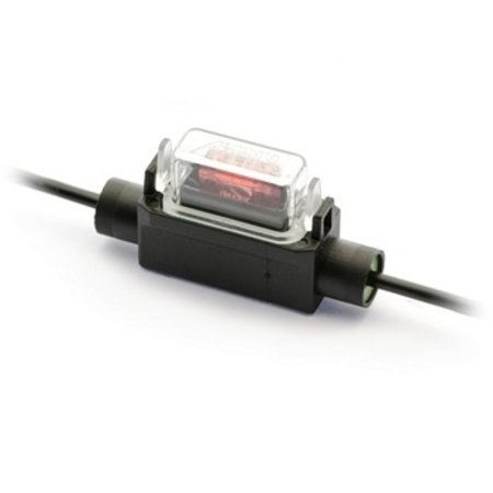 Zekeringhouder / fuse holder Minioto 1.5mm2 zwart met kapje voor Mini zekering tot 30A