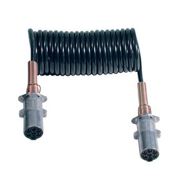 Menbers Spiraalkabel 7-polig 24V Aluminium