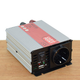 Carpoint Omvormer 12V > 230V 300W - Standaard Schuko Stopcontact