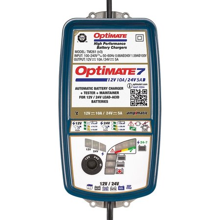 Tecmate Optimate 7 12-24V Ampmatic - V3 Nieuw model