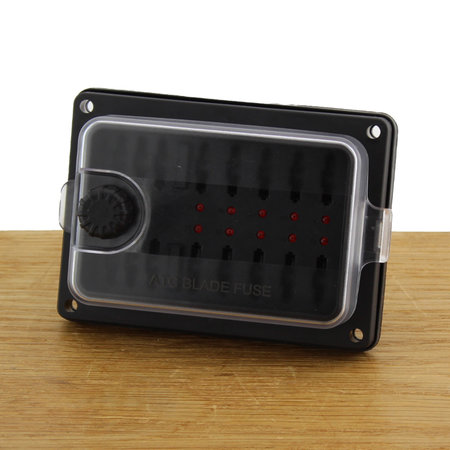 Zekeringverdeeldoos 10 met led signalering voor inbouw