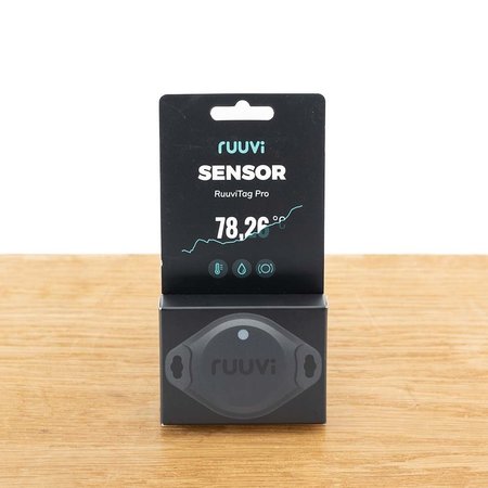 ruuvi RuuviTag Pro IP67 - Temperatuursensor, Luchtvochtigheids- en Bewegingssensor