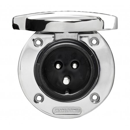 Mastervolt Walstroom invoer/ inlet 16A RVS