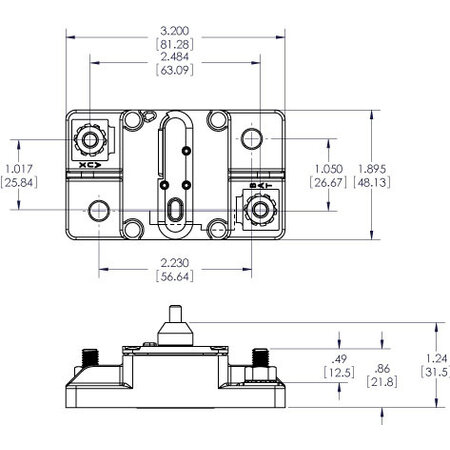 Blue Sea Systems 285-Serie Automatische Zekering/ Circuit Breaker - 40A