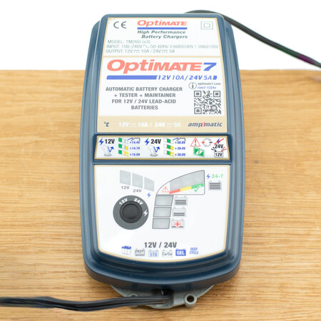 Tecmate Optimate 7 12-24V Ampmatic - V3 Nieuw model