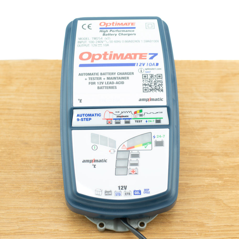 Optimate 7 Silver 12V 10A - Druppellader.com