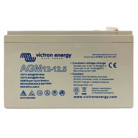 Victron AGM 12V/15Ah Super Cycle Accu/ Batterij Faston