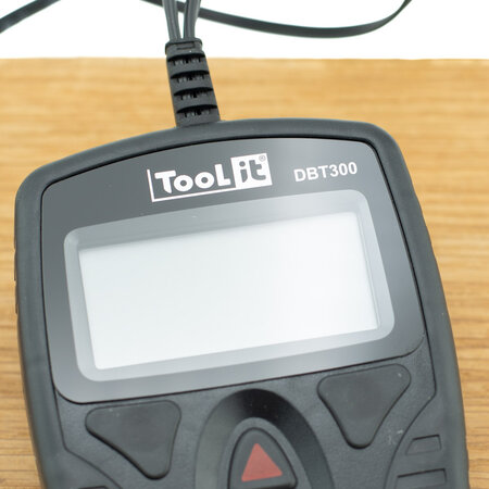 TooLit accutester DBT 300 voor loodaccu's 12V | 4-150Ah | LCD | Multifunctioneel