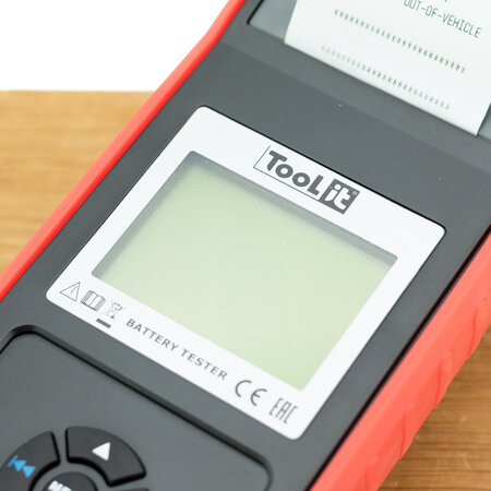 TooLit accutester PBT 600 voor loodaccu's 12/24V | 30-200Ah | met LCD en printer