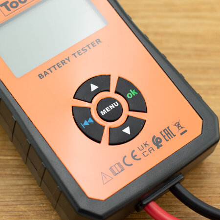 TooLit accutester PBT 550 voor loodaccu's 12V | 30-200Ah | met LCD en printer