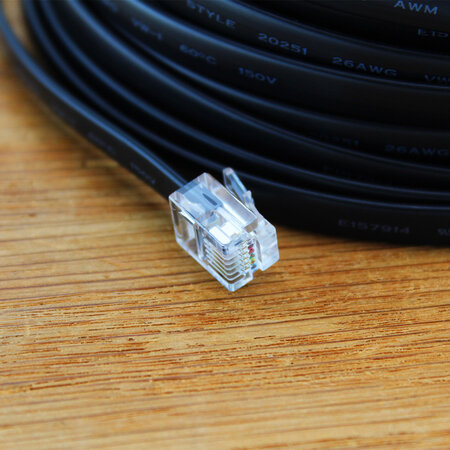 Mastervolt RJ12 communicatie/ synchronisatiekabel 6 meter 6-aderig