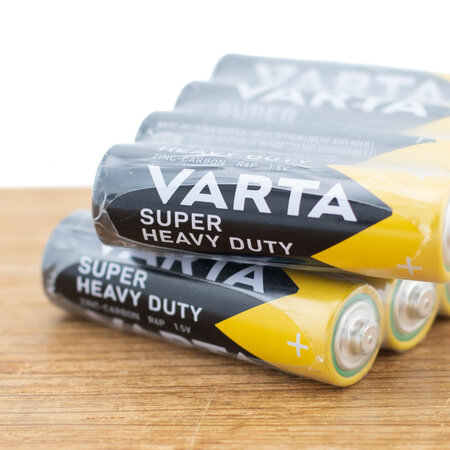 8 stuks AA Batterijen VARTA Super Heavy Duty
