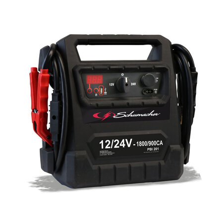 Schumacher PBI201 Jumpstarter 12V/24V 1800/900CA