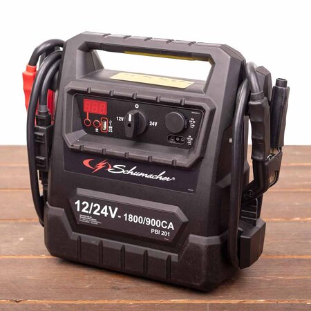 Schumacher PBI201 Jumpstarter 12V/24V 1800/900CA