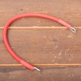 Accukabel verloop 50mm² 50cm M10-M10 Rood