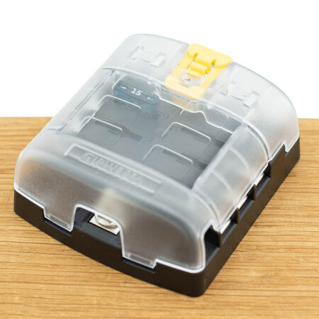 Blue Sea Systems Zekeringdistributie voor 6 steekzekeringen