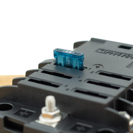 Blue Sea Systems Zekeringdistributie voor 6 steekzekeringen + busbar