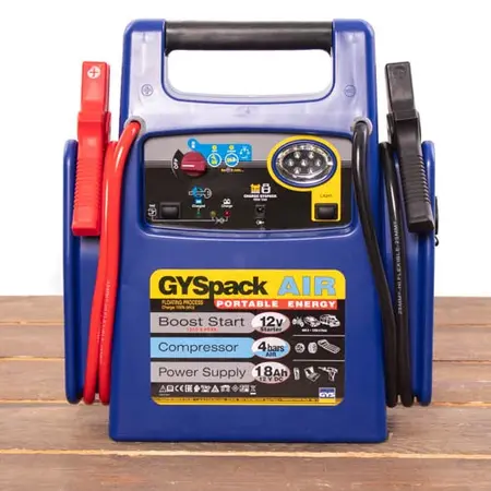 GYS GYSpack Air - Jumpstarter, Compressor en 12V voeding