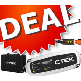 CTEK CT5 TIME TO GO - Met Opbergkoffer, Indicator Eyelets en Bumper