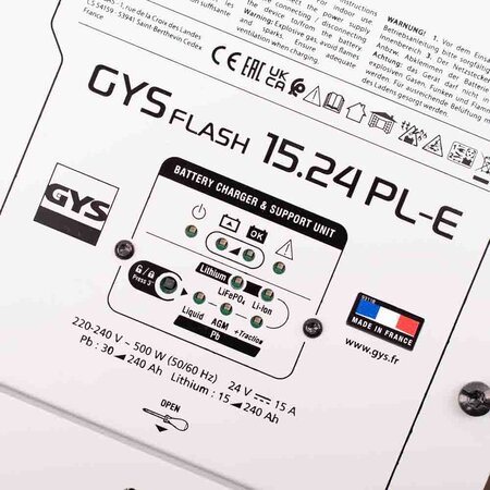 GYS GYSFLASH 15.24 PL-E | 24V 15A