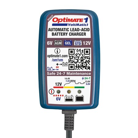 Tecmate Optimate 1 VoltMatic 6V & 12V