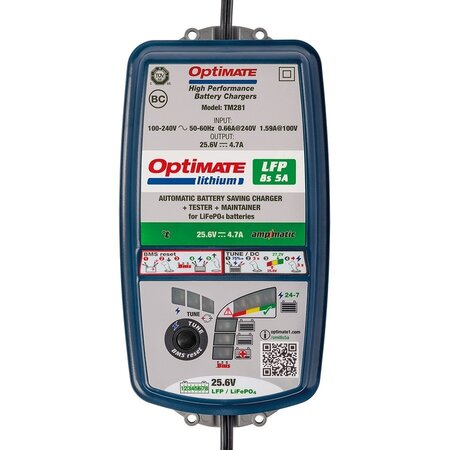Tecmate Optimate Lithium LiFePO4 25,6V 8s 5A