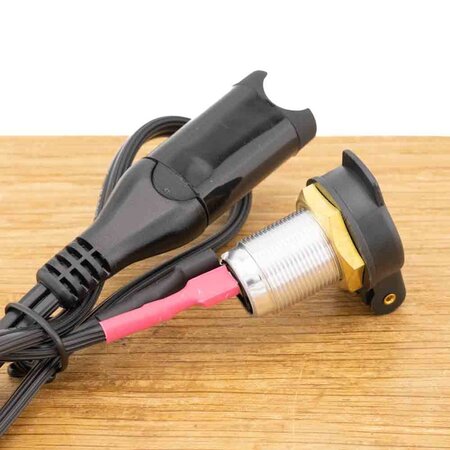 Tecmate Optimate Compacte DIN-ingang voor motorstekker O18