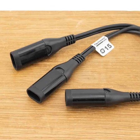 Tecmate Optimate O15 Y-splitter SAE naar 2 keer SAE