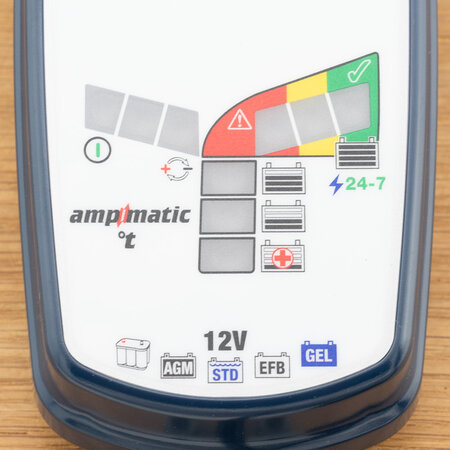 Tecmate Optimate 6 - Ampmatic - Silver serie