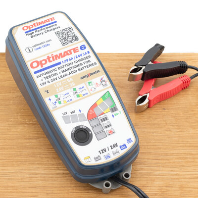 Tecmate Optimate 6 - 12V/24V - Ampmatic