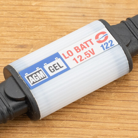 Tecmate SAE spanningsindicator O122 AGM of Gel accu