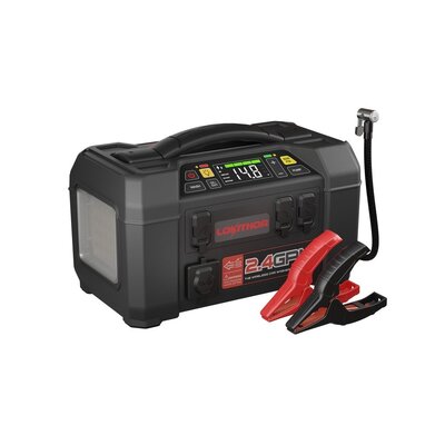 Lokithor AW401 Jumpstarter 2500A + Compressor + Waterpomp