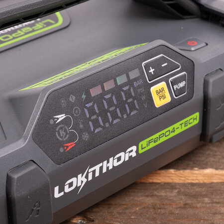 Lokithor JA3000 Pro Jumpstarter 3000A + Luchtcompressor