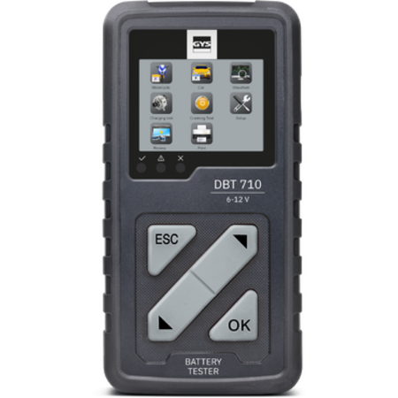 GYS accutester DBT 710 voor loodaccu's 6V/12V | 7-240Ah | LCD | Multifunctioneel