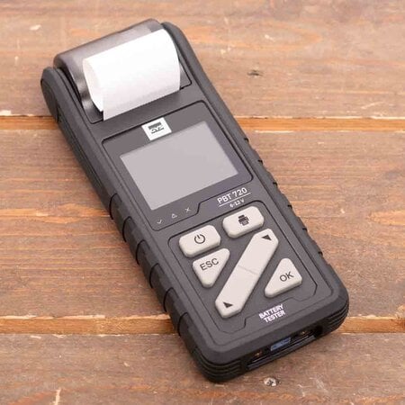GYS accutester PBT 720 voor loodaccu's 6/12V | 7-240Ah | met display en printer