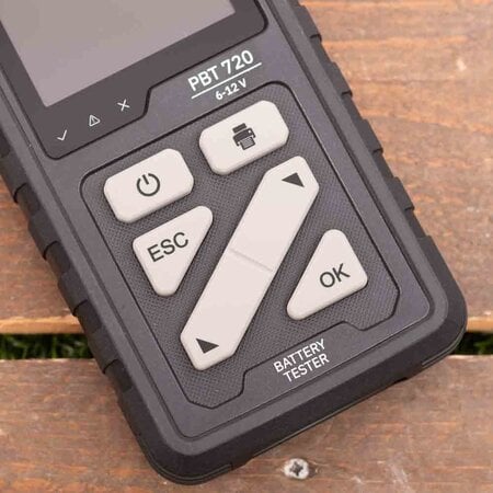 GYS accutester PBT 720 voor loodaccu's 6/12V | 7-240Ah | met display en printer