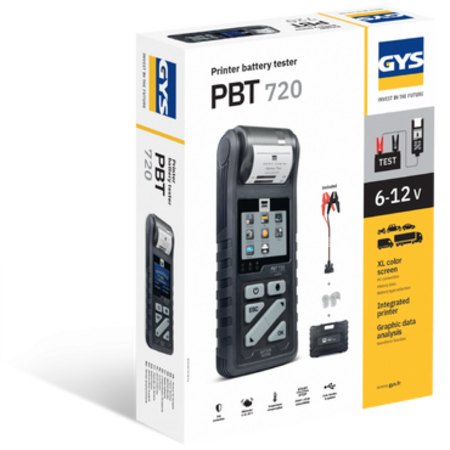 GYS accutester PBT 720 voor loodaccu's 6/12V | 7-240Ah | met display en printer