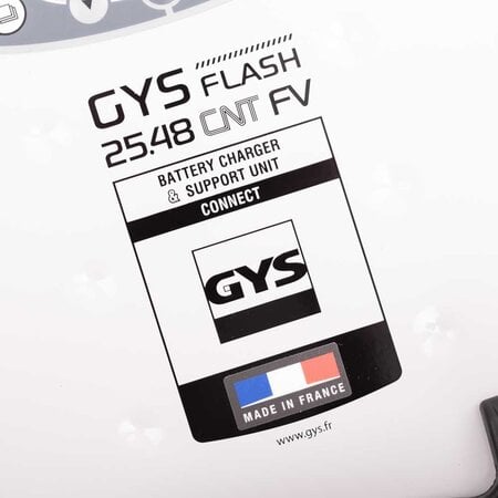 GYS acculader met voeding GYSFLASH 25.48 CNT FV | USB / SMC | 5M kabels