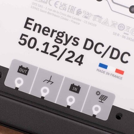 GYS Power Inverter Energys DC-DC 12V/ 24V - 50A