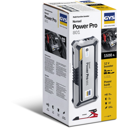 GYS Nomad Power 801 - Lithium Jumpstarter, Powerbank