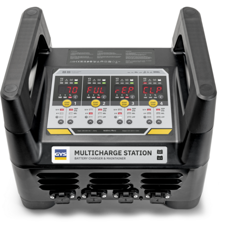 GYS Multicharge station 4x10A 6V/12V voor (vier) accu's Pb-Li