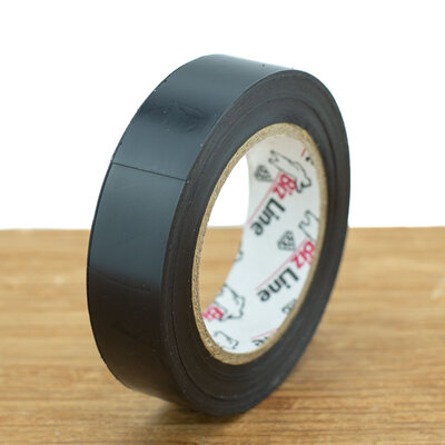BizLine Vinyltape 15mm x 10m zwart