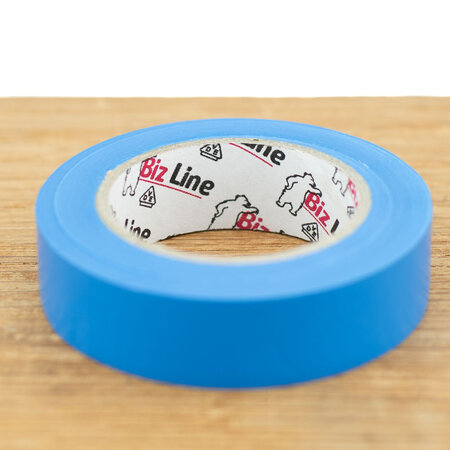 BizLine Vinyltape 15mm x 10m blauw