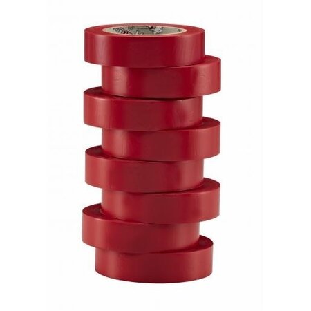 BizLine Vinyltape 15mm x 10m rood